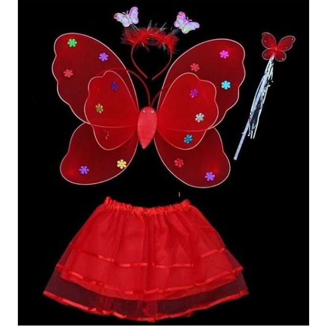 Bộ cánh bướm thiên thần cho bé chơi trung thu N1478 shop dochoigiare188