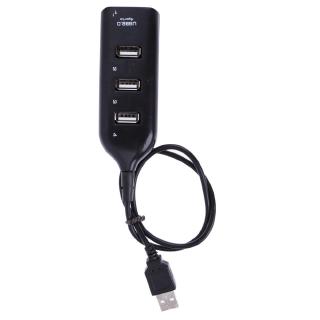 [rememberme]4 Port USB 2.0 High Speed Mini Hub Soet Pattern for Laptop PC L&6