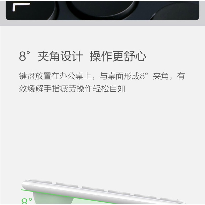 Bàn Phím Mini Không Dây Xiaomi Miiiw Miwu Bluetooth Hai Chế Độ Với Cổng Usb Cho Laptop / Máy Tính Bàn