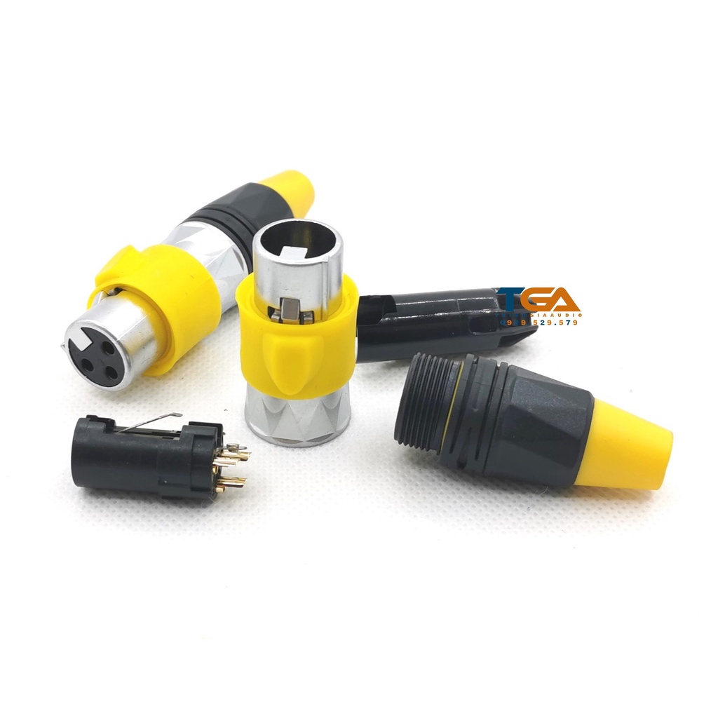 Jack rắc canon, xlr hàn dây, kháng nước chuẩn IP