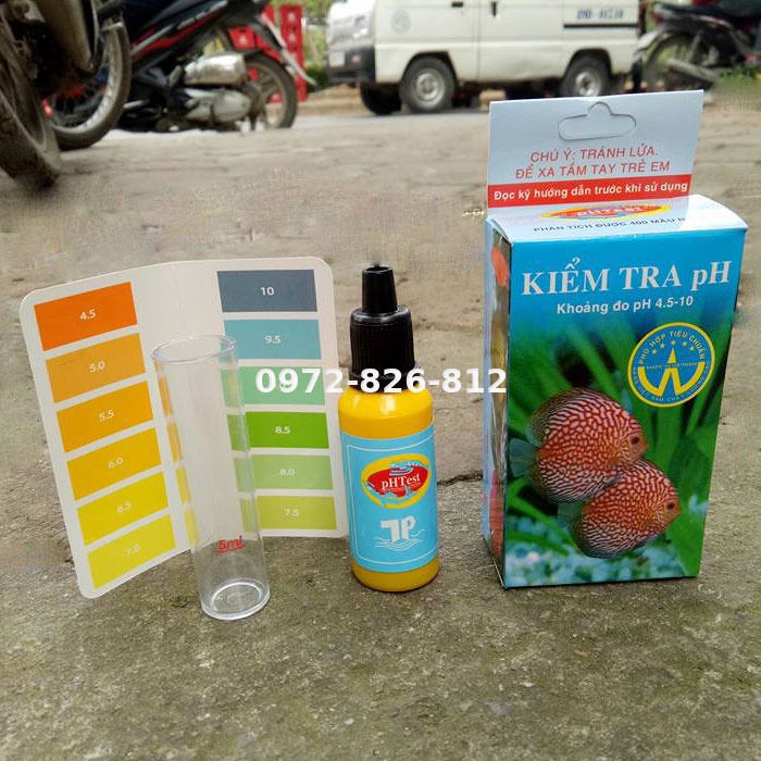 Dung Dịch Kiểm Tra PH - Tăng PH - Giảm PH Trong Nước Hồ Cá Bể Cá Thủy Canh