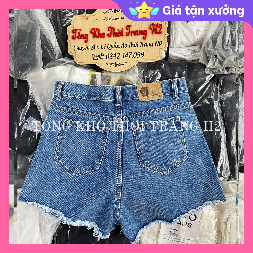 ✅ 🎯 Ảnh thật 100% 🎯 ✅ Quần short ulzzang quần nữ đẹp, soóc bò rách kiểu dáng hàn quốc cạp lưng cao | BigBuy360 - bigbuy360.vn