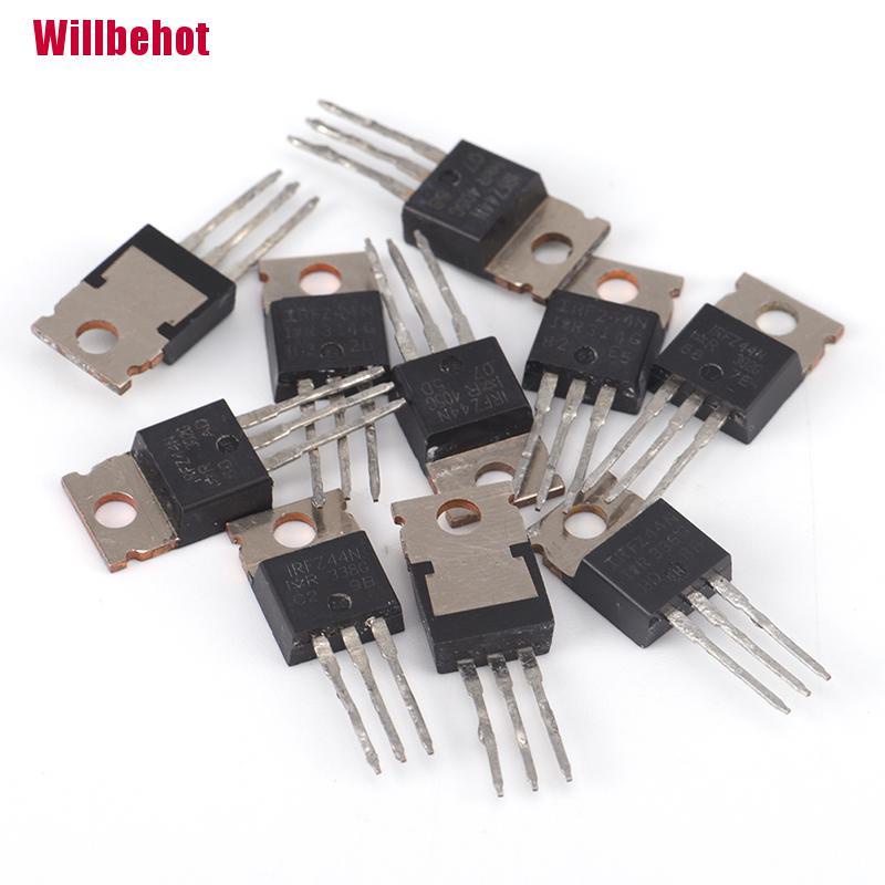 Bộ 10 Linh Kiện Bán Dẫn 55v 49a Irfz44N Chất Lượng Cao