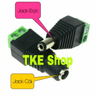 Cặp Jack DC 5.5x2.1mm Đực-Cái Chất Lượng Cao