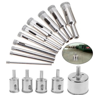 Bộ 10 mũi khoan gạch men kính
