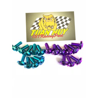 ( ốc titan Gr5 share Tụt Huyết Áp ❗️❗️) 6li15 bắt ốp bô, dàn áo, bắt biển số, nắp nồi, đầu đèn, thông dụng mọi dòng xe