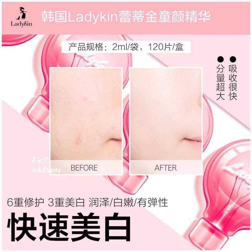 💡Tinh Chất Bóng Đèn💡 Ladykin Phytoplan Broccoli Wrinkle Radiance Power Ampoule , nội địa Hàn