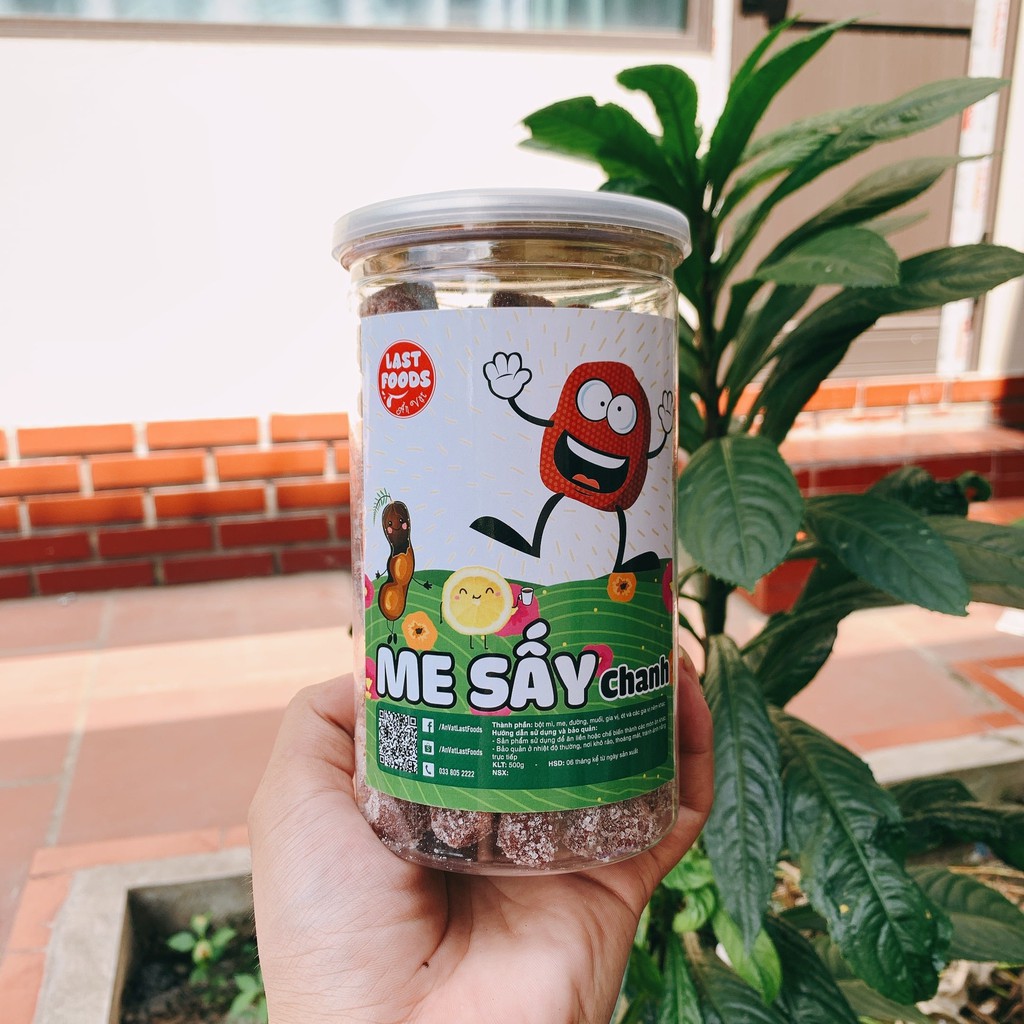 Me sấy chanh 500g hũ pet ,ăn vặt LASTFOODS Hà Nội với các mẫu đồ ăn vặt các miền đầy đủ hương vị thơm ngon giá rẻ