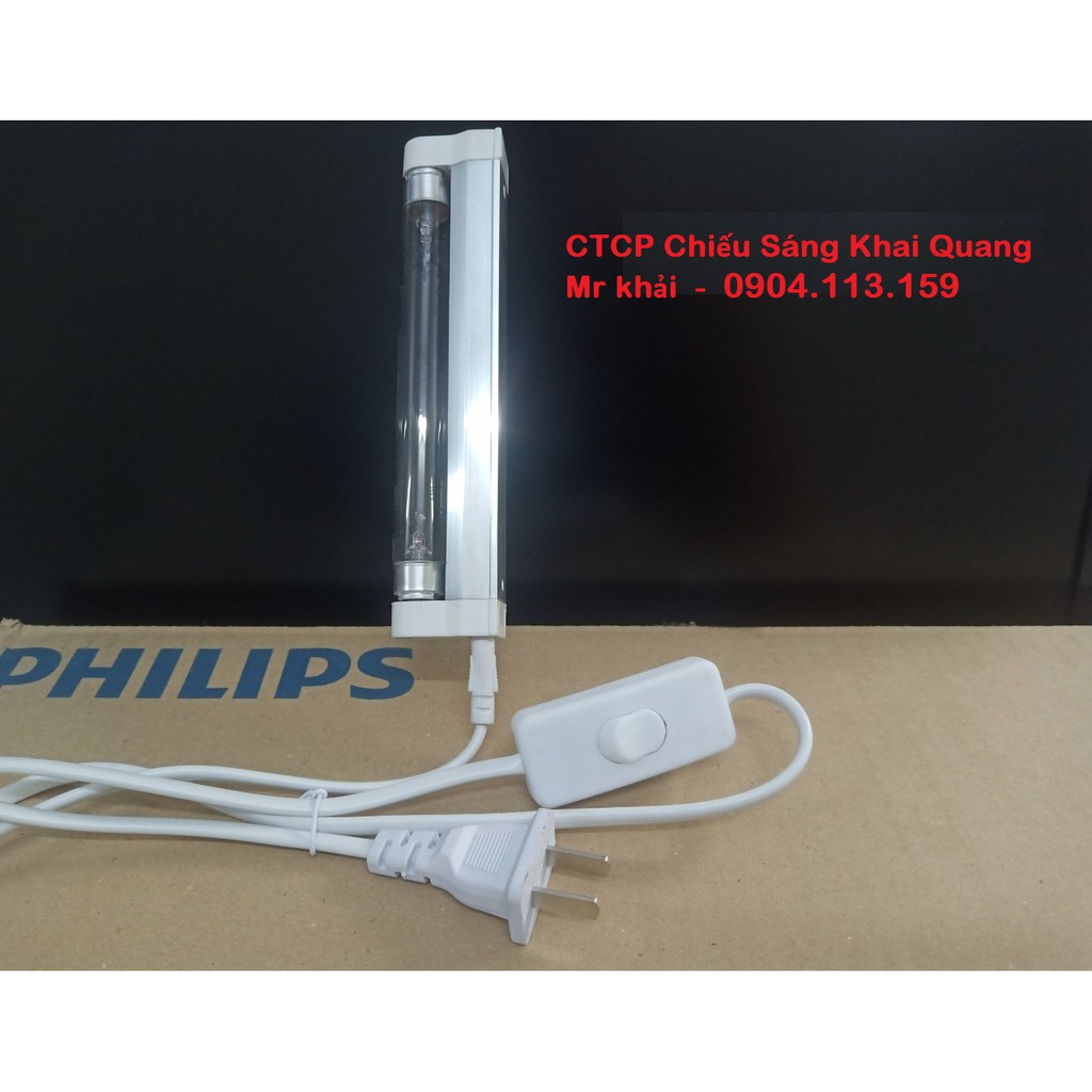 (SALE) Bộ đèn UV diệt khuẩn mini TUV 4W Philips