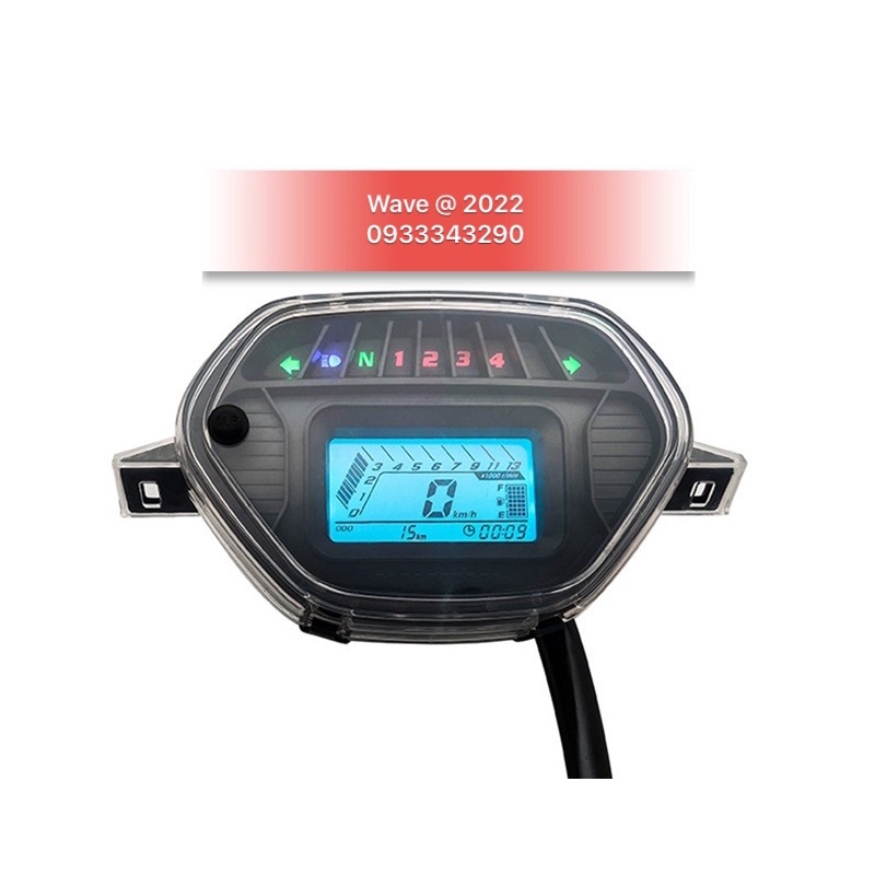 ĐỒNG HỒ ĐIỆN TỬ CHO XE WAVE ZX - WAVE ANPHA NHỎ -WAVE 110 -WAVE BLADE