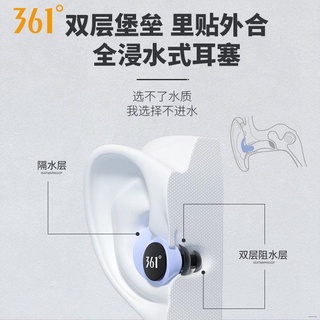 ❂✙✌361 degree swimming earplugs and nose clip set waterproof anti-choking adult children macarons water-proof profession