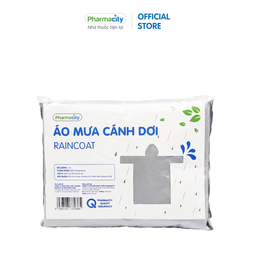 Áo mưa cánh dơi Pharmacity