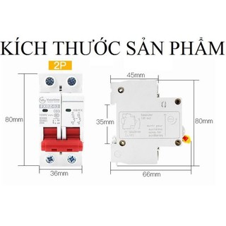 Át Aptomat 1 Chiều VaneAims 1000V DC Át 1 Chiều 63A