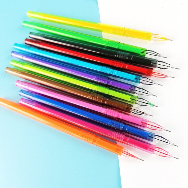 Bút Mực Gel Ngòi 0 35mm Khô Nhanh Đính Kim Cương Sáng Tạo Cho Bé Gái