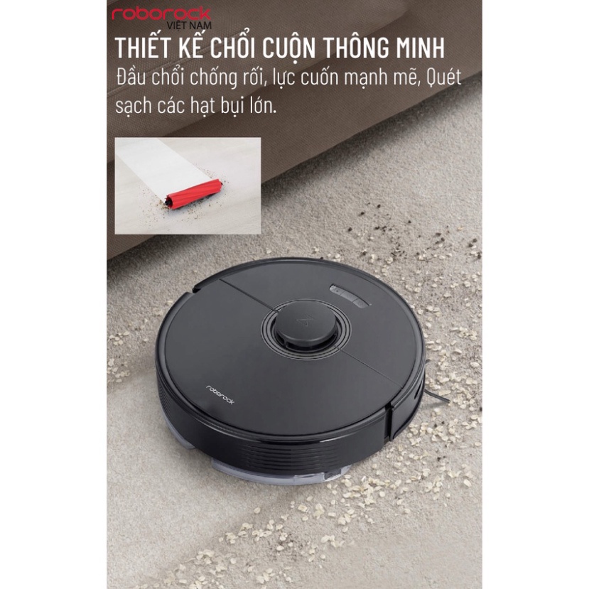 Robot Hút Bụi Lau Nhà Roborock Q7 Max Plus | Bản Quốc Tế Hàng Chính Hãng, Lực Hút Khủng 4200pa