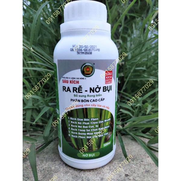 Ra rễ nở bụi Sáu Kích Super 500ml - Phân bón vi lượng cao cấp: Bổ sung rong biển