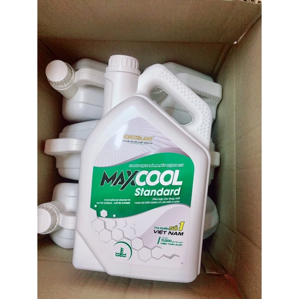 Nước Làm Mát Động Cơ ô Tô,Xe Máy MaxCool 4 Lít
