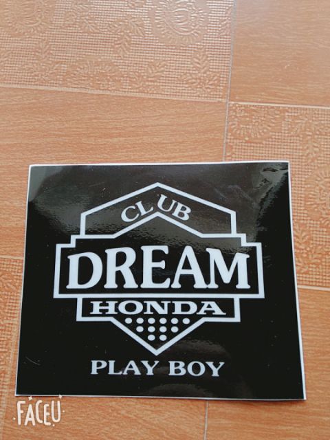 Decal dán đèn hậu cho xe Dream