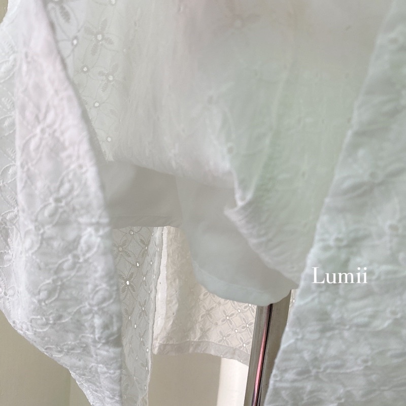 Chân váy ren đuôi cá chun sau khoá sườn Quảng Châu - Lumii