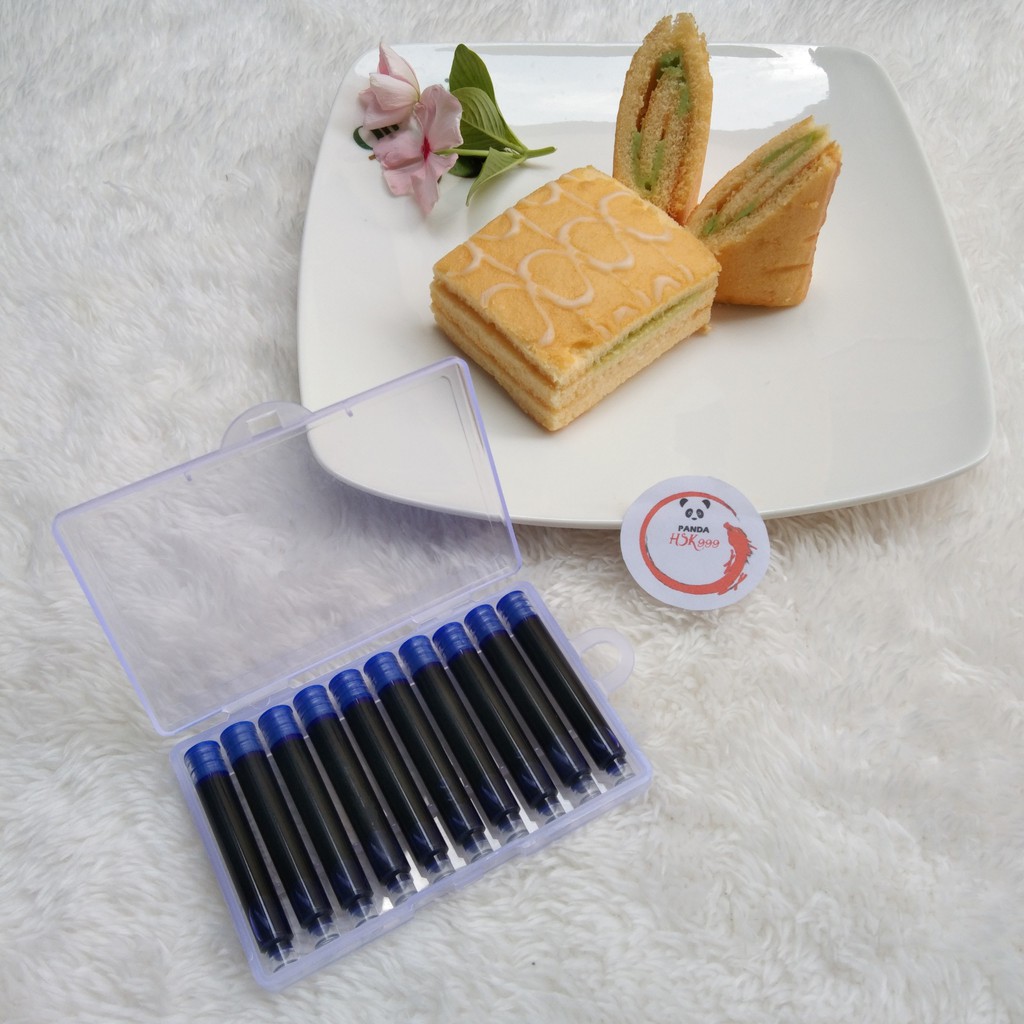 Combo 10 Ống Mực Sử Dụng Cho Các Loại Bút Máy Luyện Viết Chữ Hán Luyện Viết Tiếng Trung Nhật Hàn