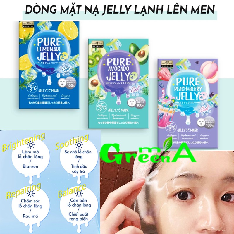 SEXYLOOK Mặt Nạ Đài Loan Nhập Khẩu Chính Hãng (Miếng Lẻ) Tràm Trà, Lên Men, Jelly Thạch Lạnh, Sủi Bọt Men Bia, Nâng Cơ