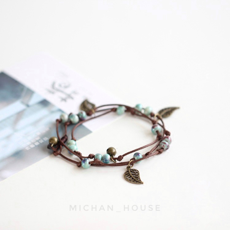 Vòng tay bohomian vintage nhiều màu sắc