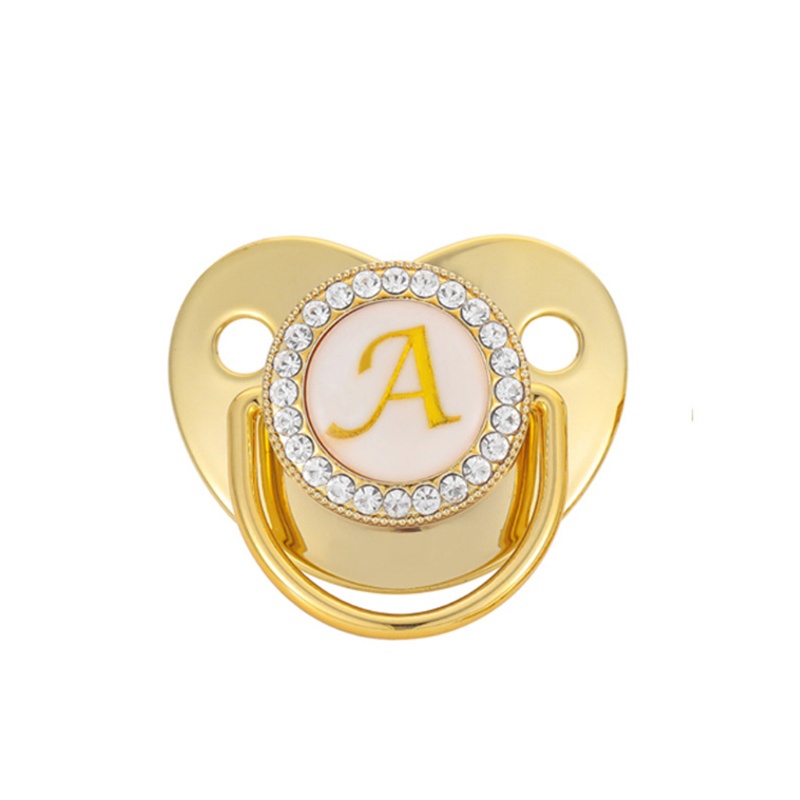 Núm ti giả họa tiết 26 chữ cái bằng silicone không chứa BPA an toàn cho bé