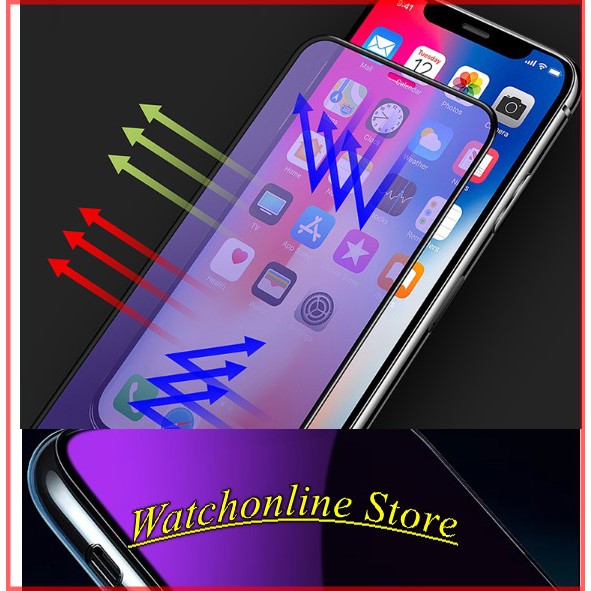 Cường lực ánh tím chống mỏi mắt, chống tia UV cho Realme Q / Realme 5 pro / Realme x lite / realme 3 pro / realme x2