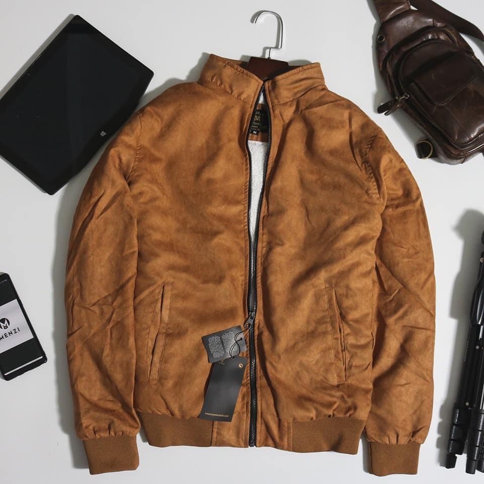 [Hàng Shop] Áo da lộn nam lót lông cao cấp, Da lộn mềm mịn, lót lông ấm áp DL | BigBuy360 - bigbuy360.vn