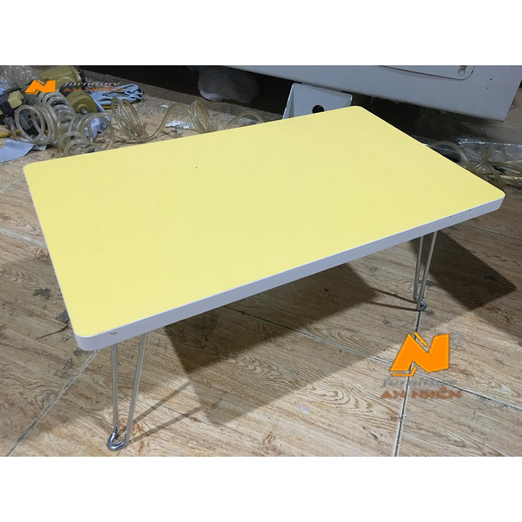 Bàn tròn gấp gọn Gỗ MDF Ba Thanh An Cường chất lượng tuyệt đối ( tròn 60cm ) 4 màu lựa chọn cho bé ngồi ăn ,học bai A002