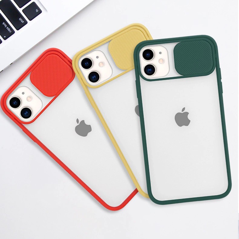 Transparent Frosting Protective Cover For Push Pull Lens iPhone 12 mini 12 12 Pro 12 Pro Max 11 11 Pro 11 Pro Max