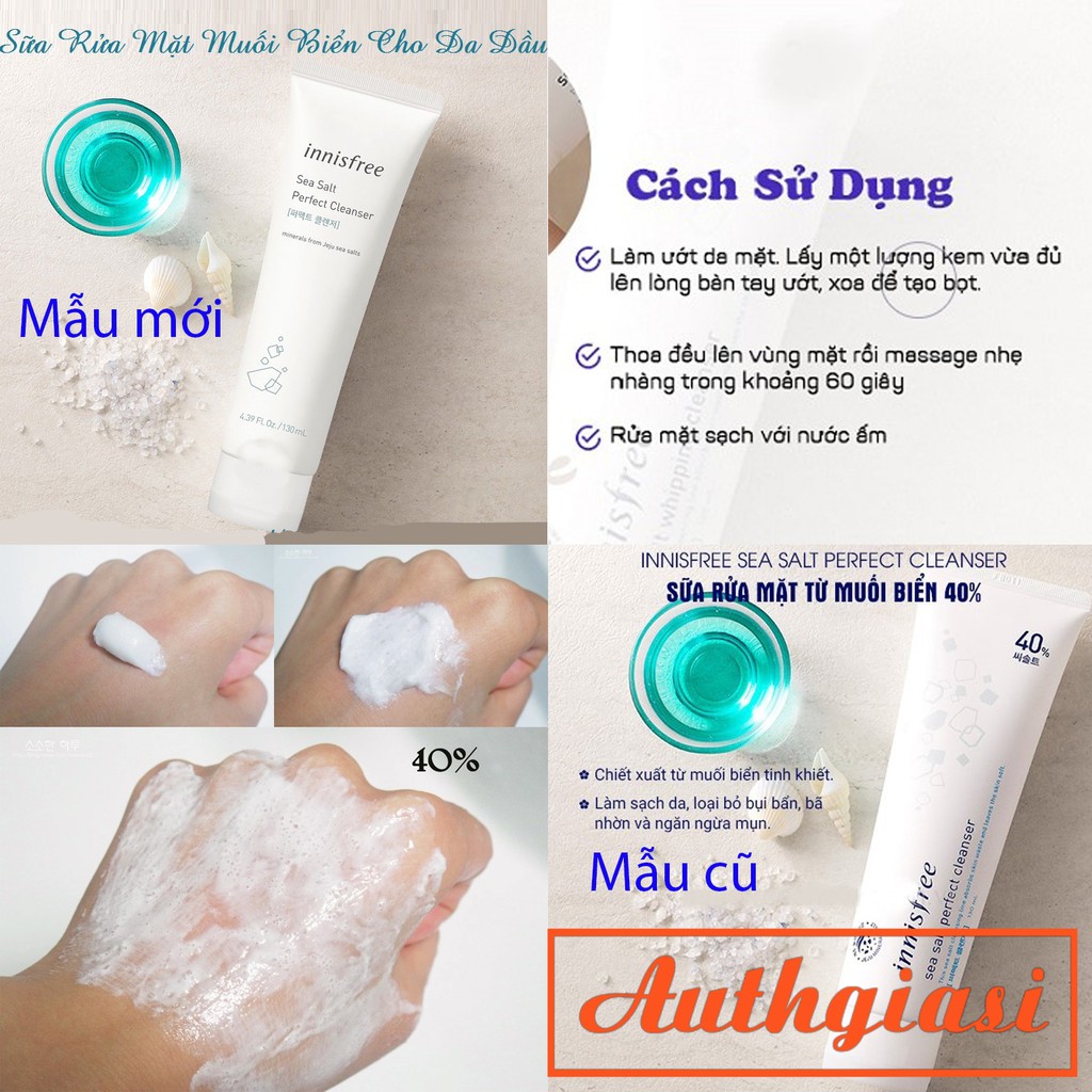 Sữa rửa mặt Innisfree Green Tea \ Apple Seed \ Jeju Volcanic \ Bija Trouble \ Sea Salt \ Brightening Pore Srm 30-150ml | BigBuy360 - bigbuy360.vn