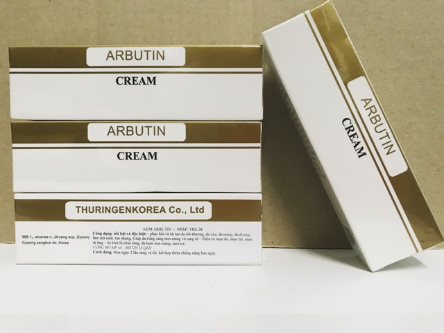 kem giảm thâm nám dưỡng ẩm trắng da Arbutin Cream