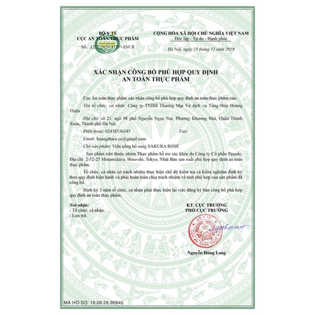 Viên uống thơm cơ thể đẹp da sakura rose Nhật bản