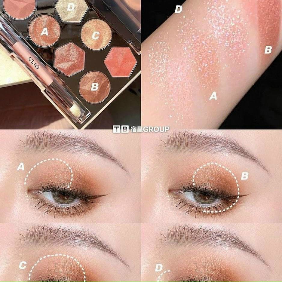 Phấn Mắt Clio Prisum Air Eye Palette