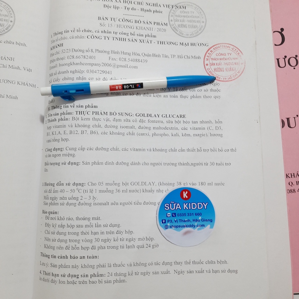 Combo 3 hộp sữa dành cho người tiểu đường Goldlay Glucare 900g cho người tiểu đường và tiền tiểu đường