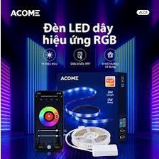 Đèn LED dây hiệu ứng RGB ACOME AL03 Trắng
