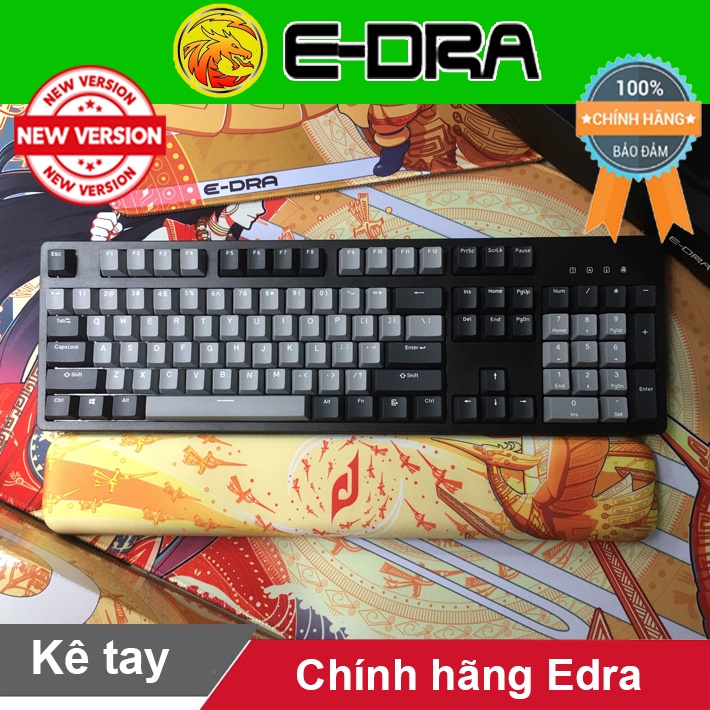 Kê tay bàn phím chính hãng Edra cho Bàn phím cơ 87 phím và 104 phím EK384 EK387 RGB