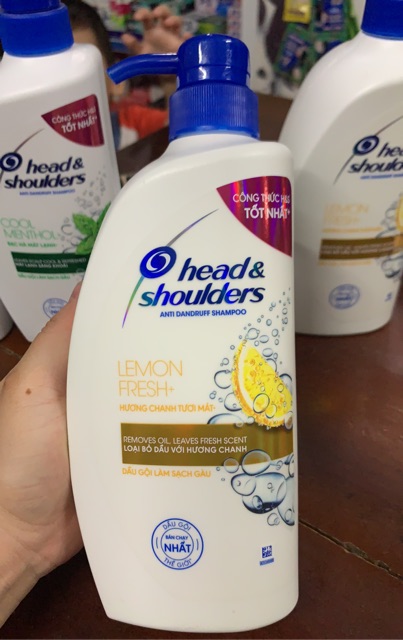 Dầu Gội Head &amp; Shoulders 655g Bạc Hà/Hương Chanh