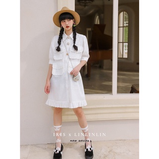 「Hàng sẵn - ORIGINAL DISIGN」IRIS BOUTIQUE x LINLINLIN ID22L0123 lily lily dress đầm nữ