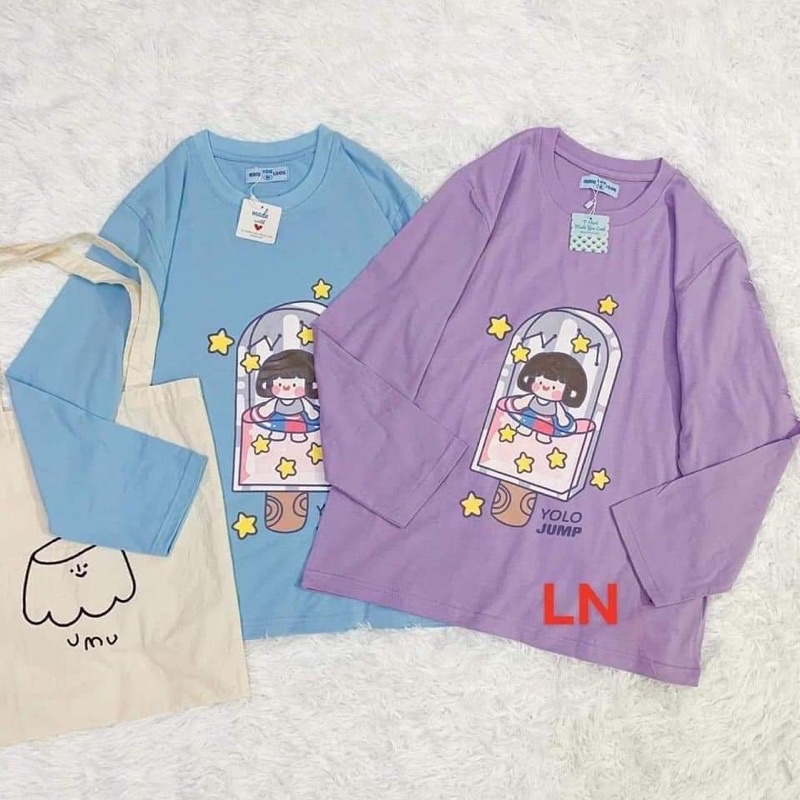 Áo xuông cây kem bé gái TH6