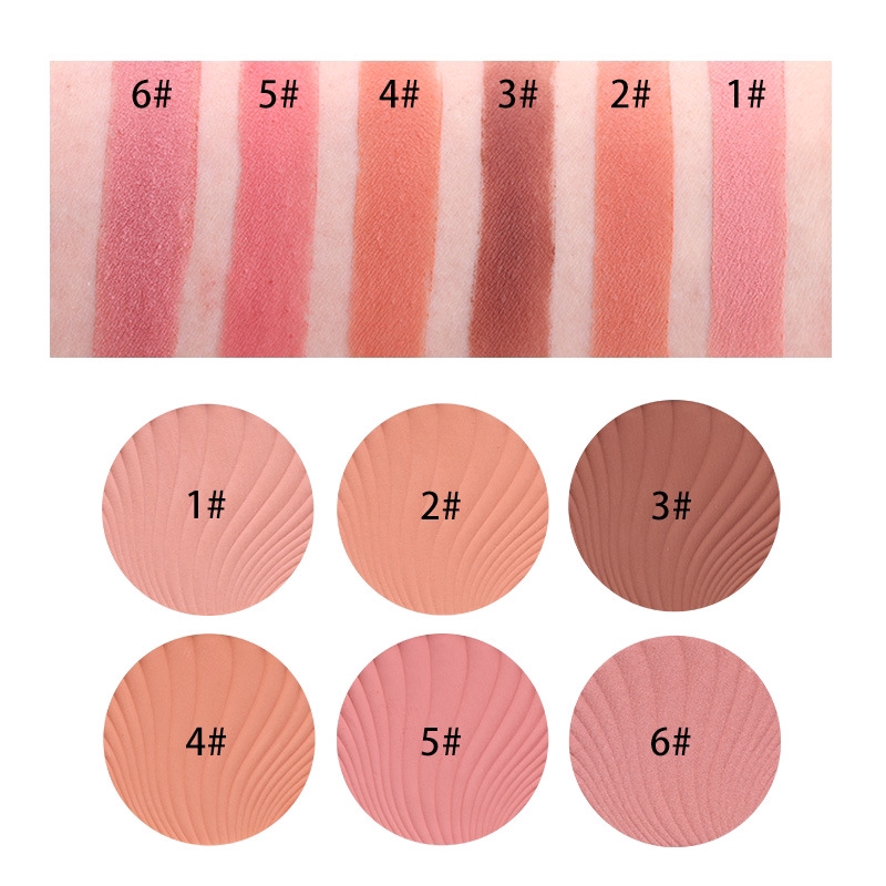 Make-up Monochrome Matte Brighten Skin Tone Blush Nude Makeup Natural Repair Blush | BigBuy360 - bigbuy360.vn