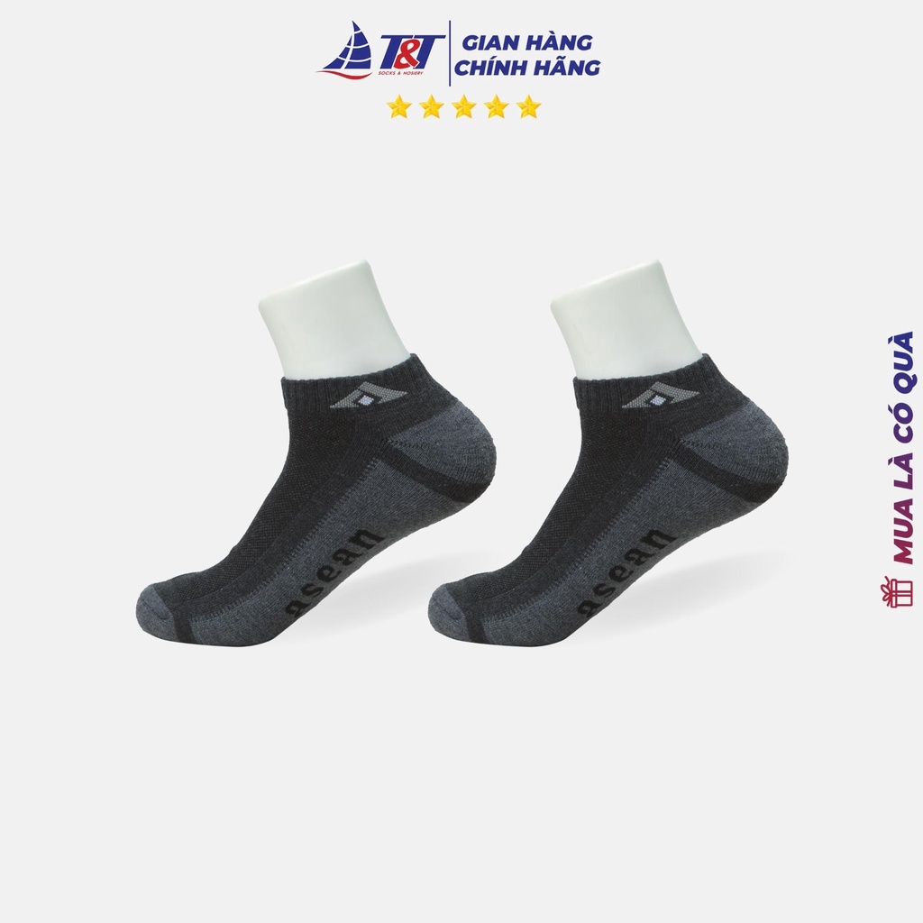 Combo 5 đôi Tất cổ ngắn xù ASEAN T&T SOCKS & HOSIERY - NAM 205