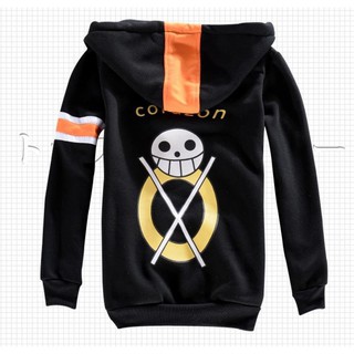 Áo khoác hoodie in hình TRAFALGAR LAW phim one piece cá tính thời trang
