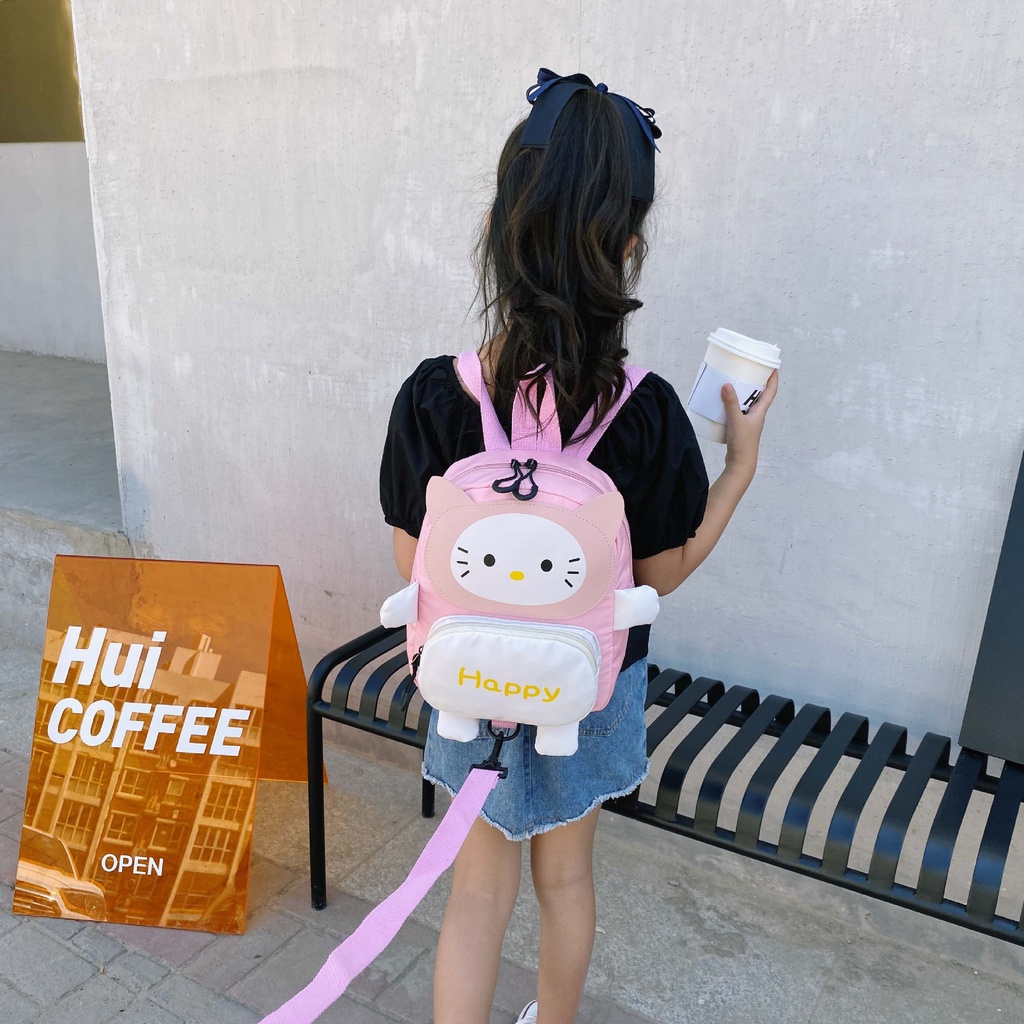 balo cho bé cặp cho bé hinh chú ếch ngộ nghĩnh dễ thương