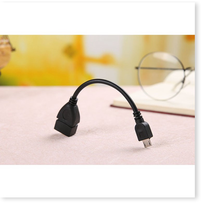 Cáp otg 👉BH 1 THÁNG 👈  Cáp Otg cổng usb điện thoại tiện lợi, nhỏ gọn, dễ dàng mang theo, kết nối thông dụng 2963