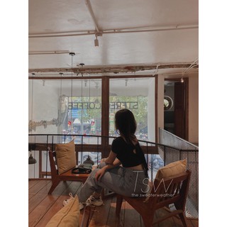Áo thun croptop thắt nơ lưng (Ảnh thật)