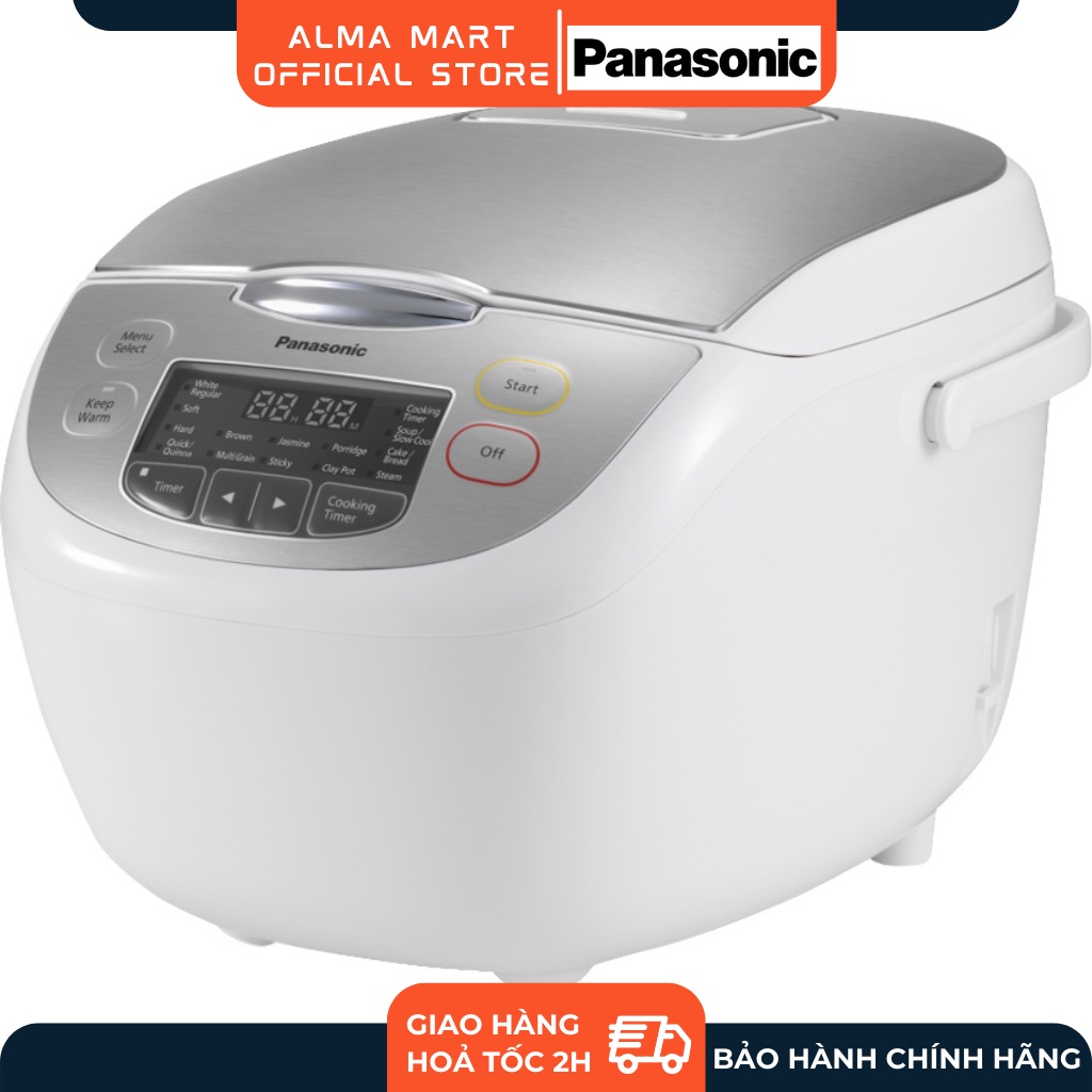 Nồi Cơm Điện Tử Panasonic SR-CX188SRA (1.8L) - Bảo Hành 12 Tháng - Hàng Chính Hãng