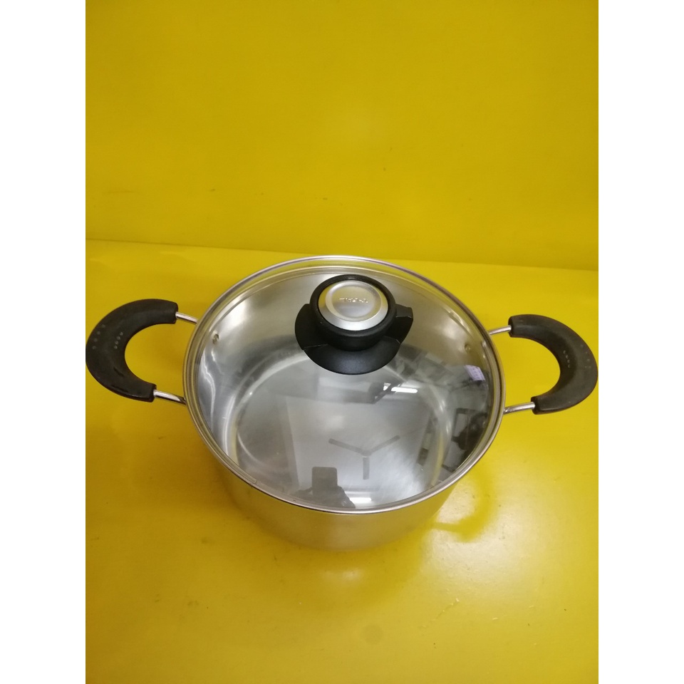 Nồi inox nội địa Nhật, size 22cm, cao 11cm (mã 762), Dùng được bếp từ