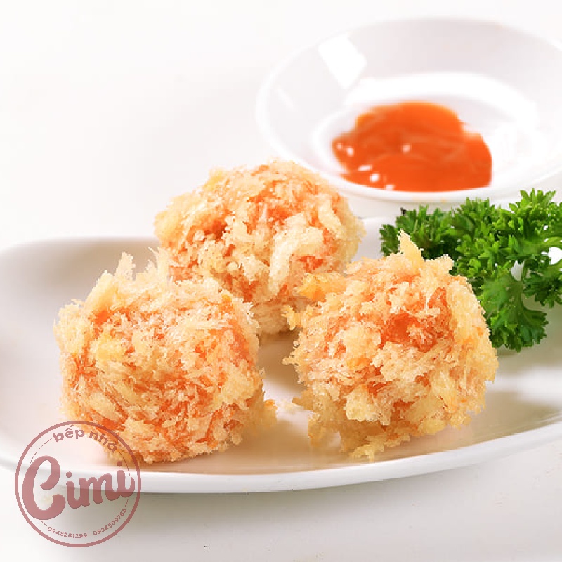Viên Hải Sản Sốt Phô Mai Ongon 500g - Mayonnaise - Viên Chiên Hải Sản Xù Ăn Vặt - Bếp Nhà CIMI